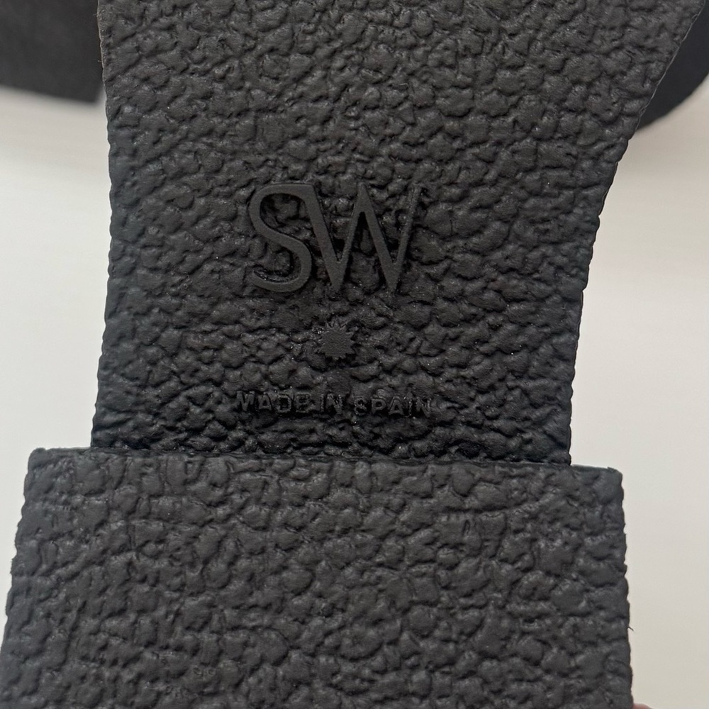 Stuart Weitzman Charli Zip Sport Leather Ankle Boots Black Size 8.5 - Picture 13 of 16
